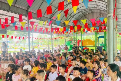 TỔ CHỨC HOẠT ĐỘNG CHO TRẺ MẪU GIÁO LÀM QUEN VỚI TIẾNG ANH
